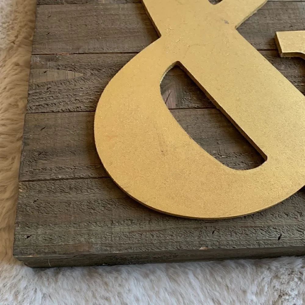 Wooden & Sign Wall Plaque Wall or shelf‎ Decor Decoration